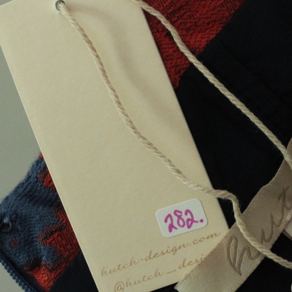 NWT Hutch Design Brand Red and Blue Bustier Dress - Picture 3 of 5